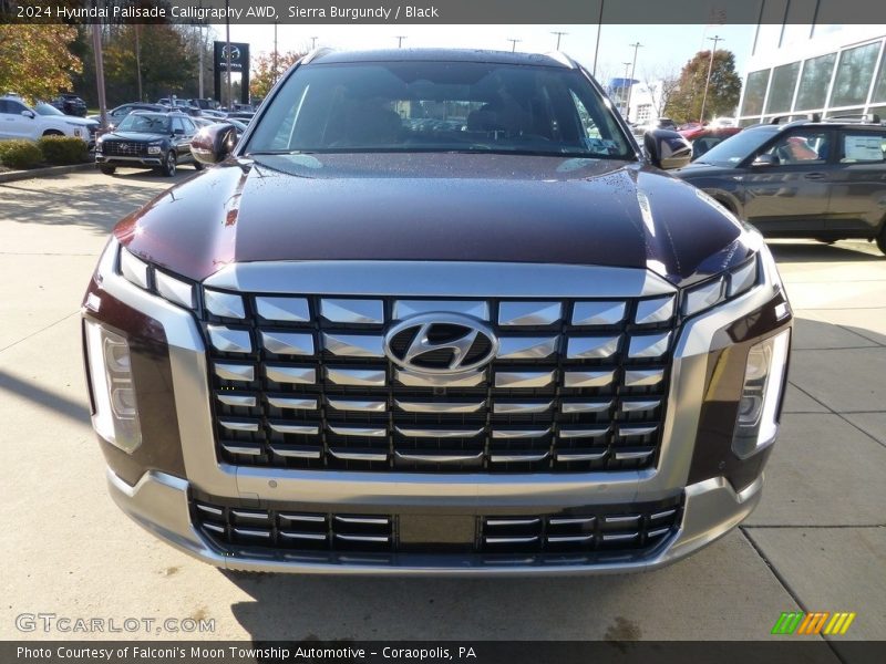 Sierra Burgundy / Black 2024 Hyundai Palisade Calligraphy AWD