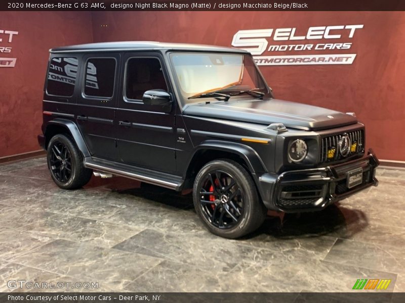 designo Night Black Magno (Matte) / designo Macchiato Beige/Black 2020 Mercedes-Benz G 63 AMG