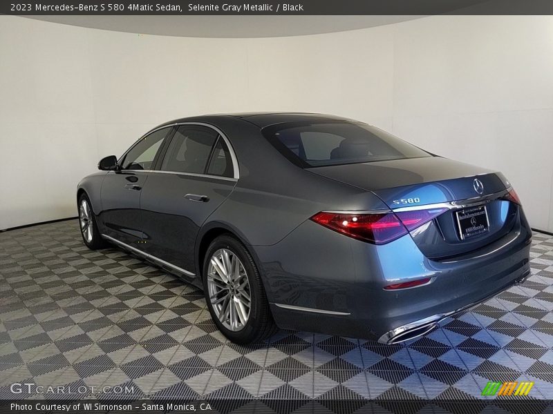 Selenite Gray Metallic / Black 2023 Mercedes-Benz S 580 4Matic Sedan