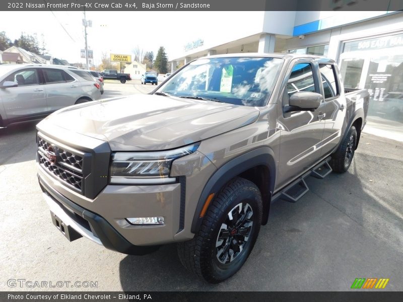 Front 3/4 View of 2022 Frontier Pro-4X Crew Cab 4x4