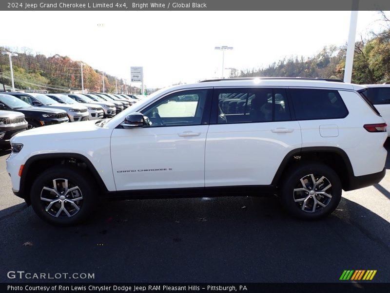 Bright White / Global Black 2024 Jeep Grand Cherokee L Limited 4x4