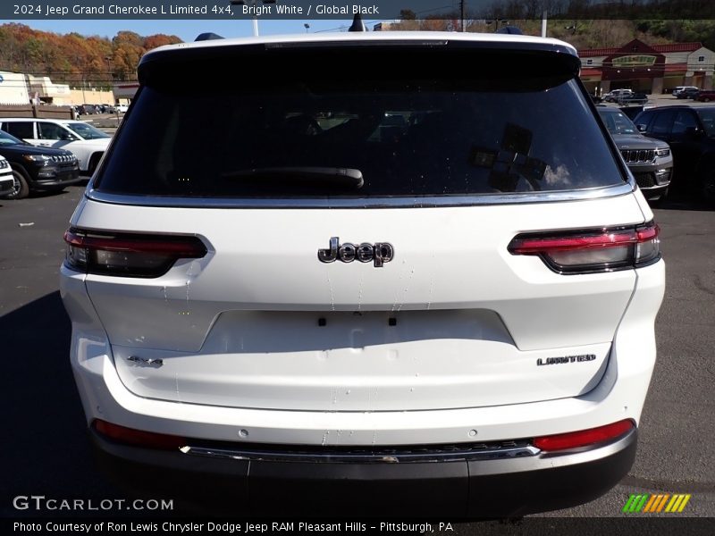 Bright White / Global Black 2024 Jeep Grand Cherokee L Limited 4x4