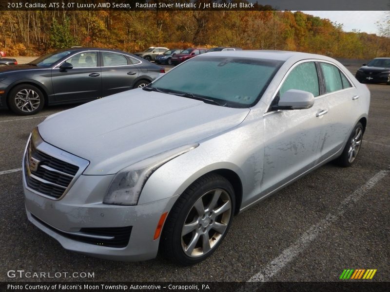 Radiant Silver Metallic / Jet Black/Jet Black 2015 Cadillac ATS 2.0T Luxury AWD Sedan