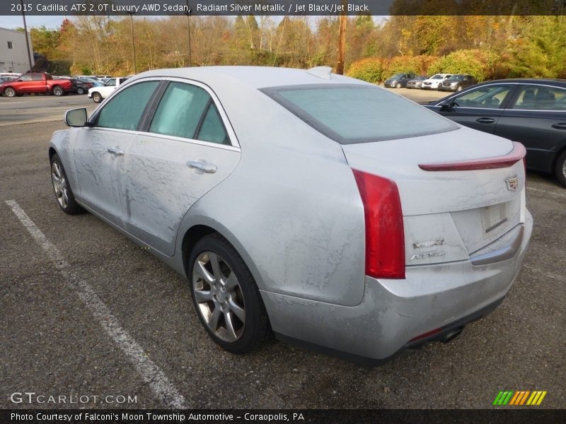 Radiant Silver Metallic / Jet Black/Jet Black 2015 Cadillac ATS 2.0T Luxury AWD Sedan