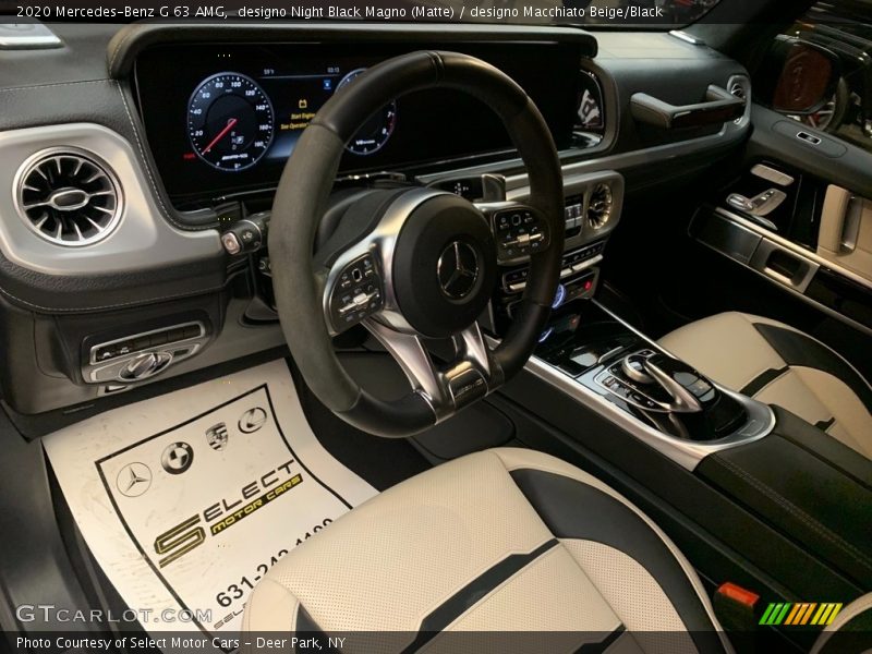 designo Night Black Magno (Matte) / designo Macchiato Beige/Black 2020 Mercedes-Benz G 63 AMG