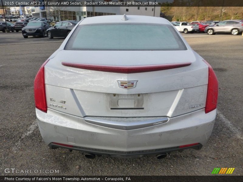 Radiant Silver Metallic / Jet Black/Jet Black 2015 Cadillac ATS 2.0T Luxury AWD Sedan