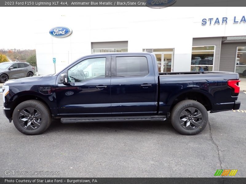  2023 F150 Lightning XLT 4x4 Antimatter Blue Metallic