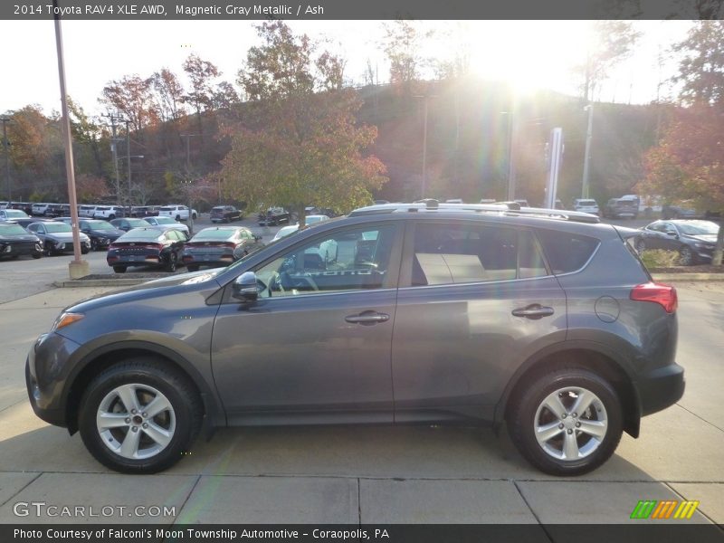 Magnetic Gray Metallic / Ash 2014 Toyota RAV4 XLE AWD