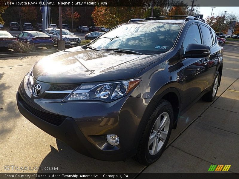 Magnetic Gray Metallic / Ash 2014 Toyota RAV4 XLE AWD