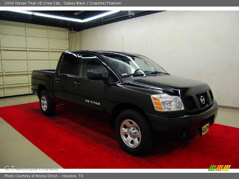 Galaxy Black / Graphite/Titanium 2006 Nissan Titan XE Crew Cab