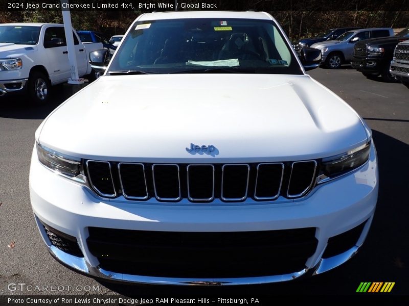 Bright White / Global Black 2024 Jeep Grand Cherokee L Limited 4x4