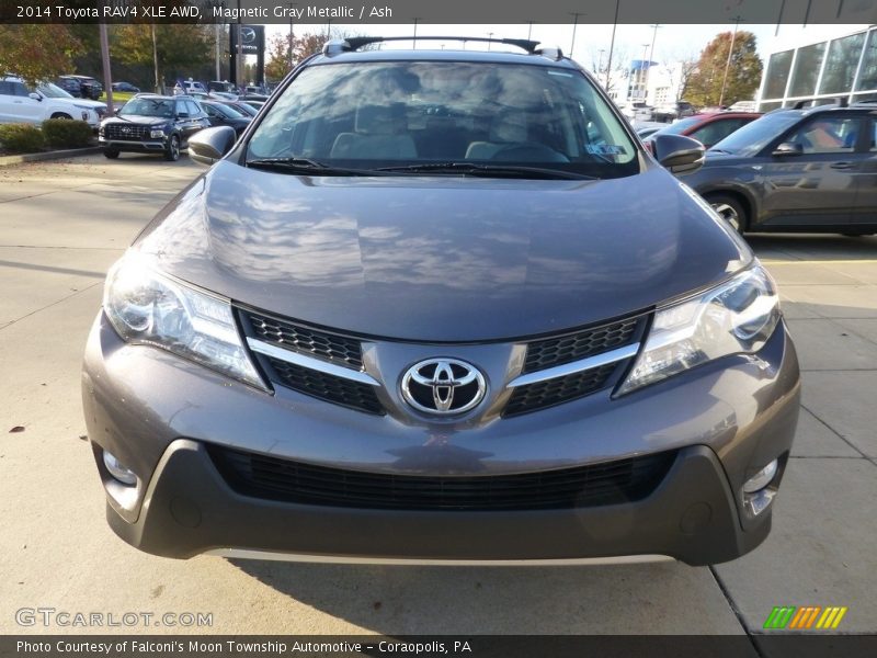 Magnetic Gray Metallic / Ash 2014 Toyota RAV4 XLE AWD