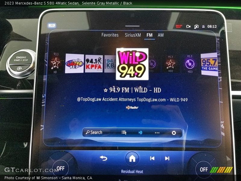 Audio System of 2023 S 580 4Matic Sedan