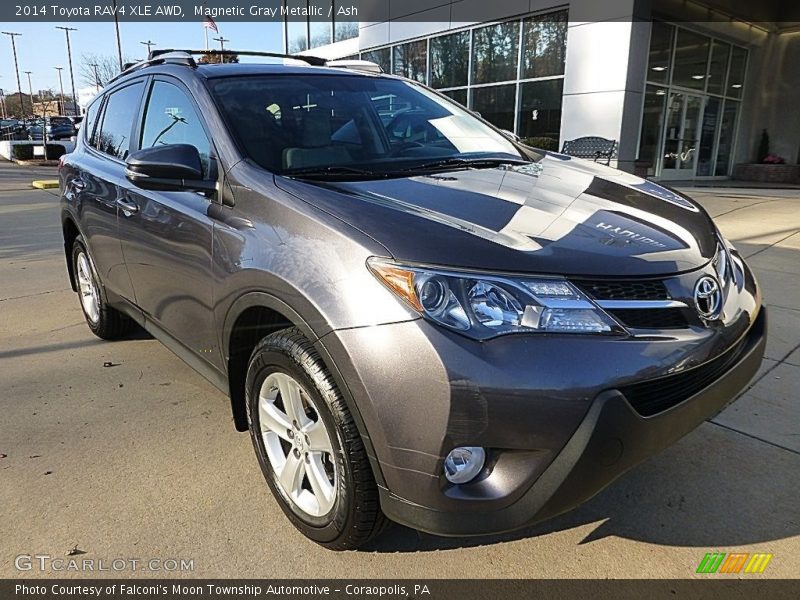 Magnetic Gray Metallic / Ash 2014 Toyota RAV4 XLE AWD