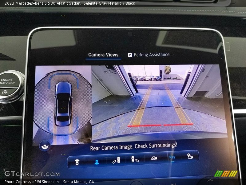 Controls of 2023 S 580 4Matic Sedan