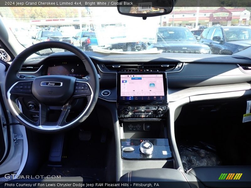 Bright White / Global Black 2024 Jeep Grand Cherokee L Limited 4x4
