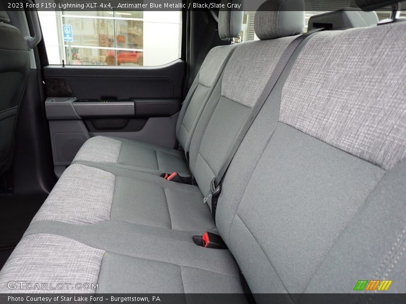 Rear Seat of 2023 F150 Lightning XLT 4x4