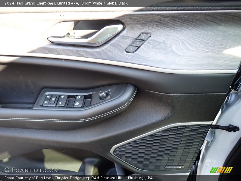 Bright White / Global Black 2024 Jeep Grand Cherokee L Limited 4x4