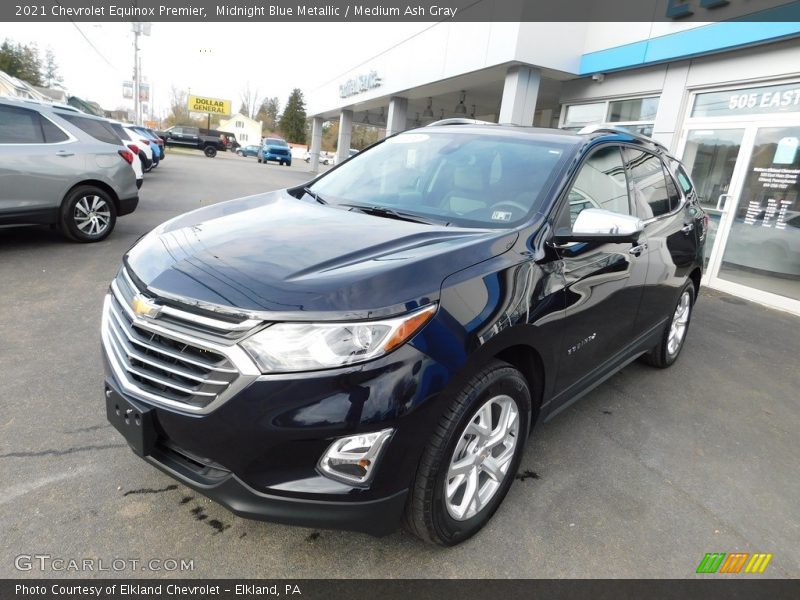 Midnight Blue Metallic / Medium Ash Gray 2021 Chevrolet Equinox Premier