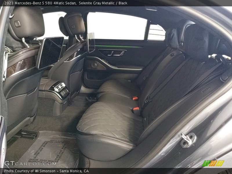 Rear Seat of 2023 S 580 4Matic Sedan