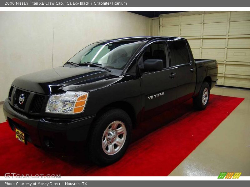 Galaxy Black / Graphite/Titanium 2006 Nissan Titan XE Crew Cab