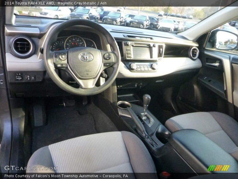 Magnetic Gray Metallic / Ash 2014 Toyota RAV4 XLE AWD