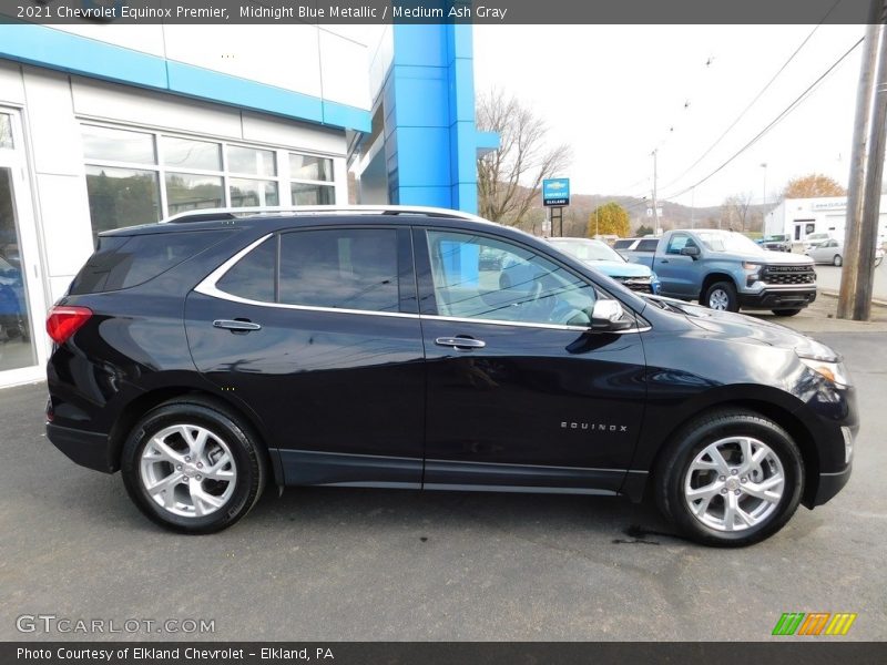 Midnight Blue Metallic / Medium Ash Gray 2021 Chevrolet Equinox Premier