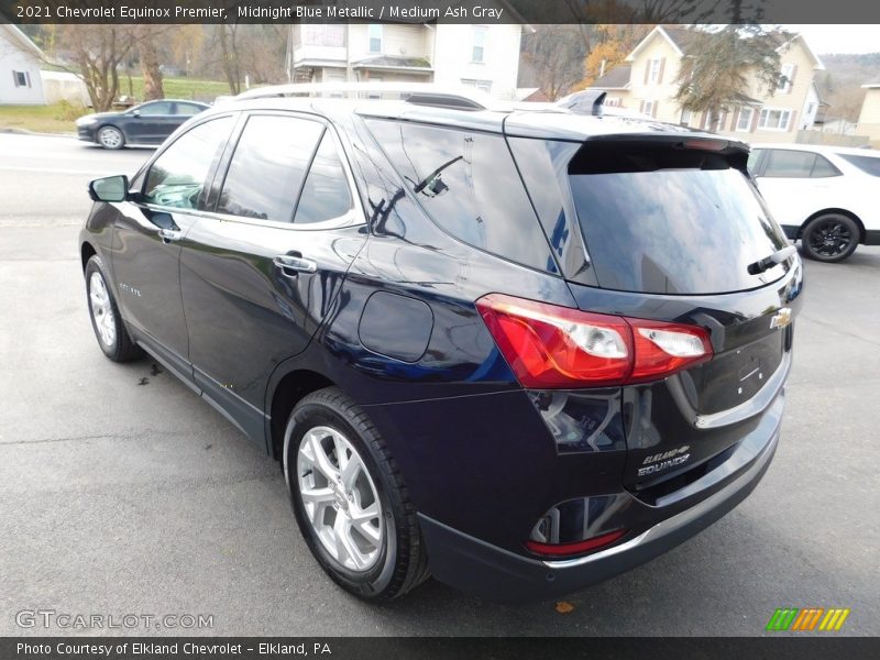 Midnight Blue Metallic / Medium Ash Gray 2021 Chevrolet Equinox Premier