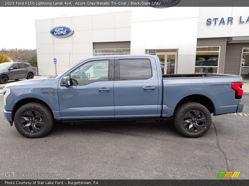  2023 F150 Lightning Lariat 4x4 Azure Gray Metallic Tri-Coat
