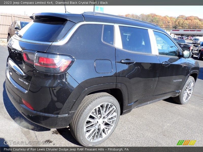 Diamond Black Crystal Pearl / Black 2023 Jeep Compass Limited 4x4