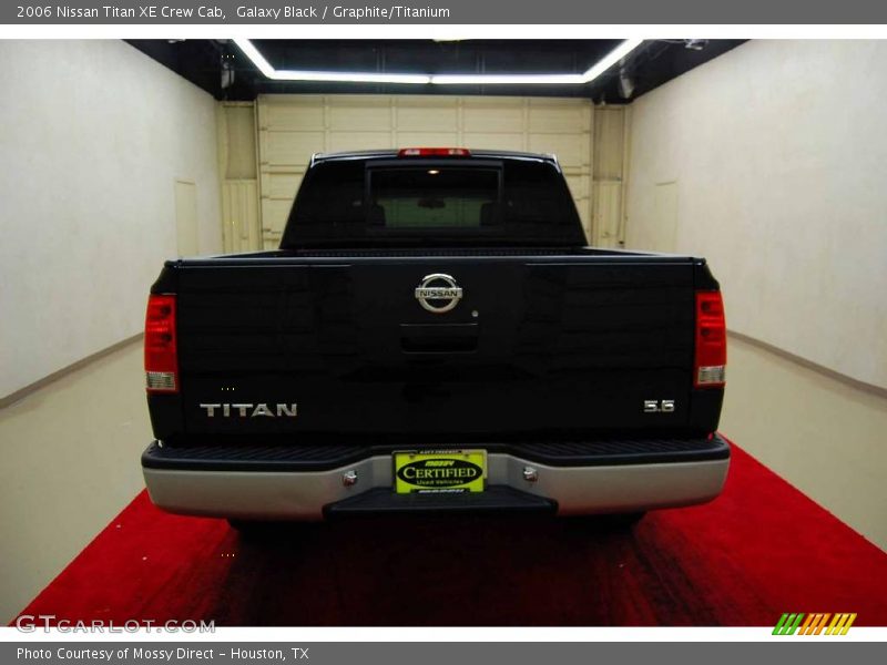Galaxy Black / Graphite/Titanium 2006 Nissan Titan XE Crew Cab
