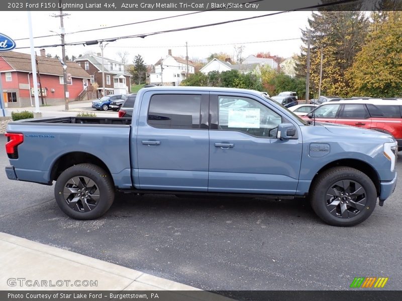  2023 F150 Lightning Lariat 4x4 Azure Gray Metallic Tri-Coat