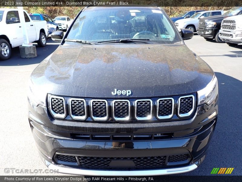Diamond Black Crystal Pearl / Black 2023 Jeep Compass Limited 4x4
