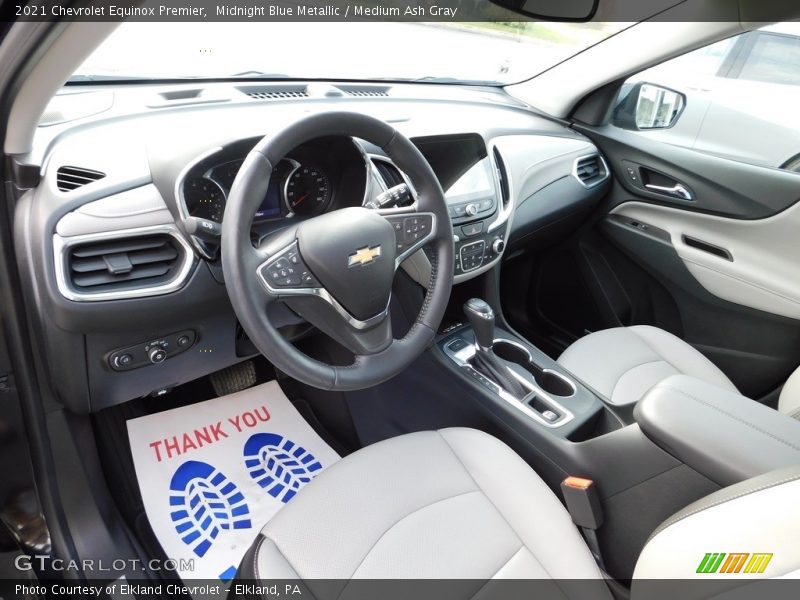Midnight Blue Metallic / Medium Ash Gray 2021 Chevrolet Equinox Premier