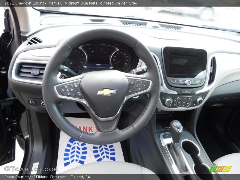 Midnight Blue Metallic / Medium Ash Gray 2021 Chevrolet Equinox Premier