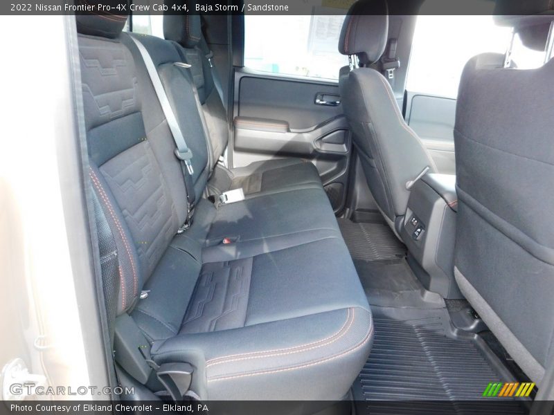 Rear Seat of 2022 Frontier Pro-4X Crew Cab 4x4