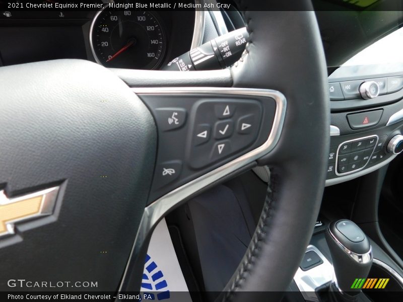 Midnight Blue Metallic / Medium Ash Gray 2021 Chevrolet Equinox Premier