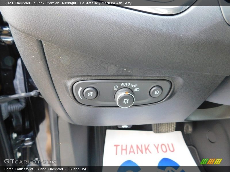 Midnight Blue Metallic / Medium Ash Gray 2021 Chevrolet Equinox Premier