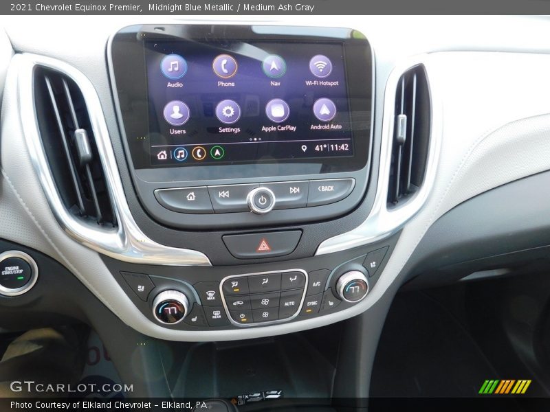 Midnight Blue Metallic / Medium Ash Gray 2021 Chevrolet Equinox Premier