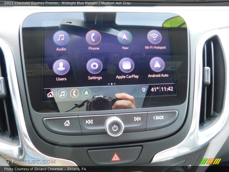 Midnight Blue Metallic / Medium Ash Gray 2021 Chevrolet Equinox Premier