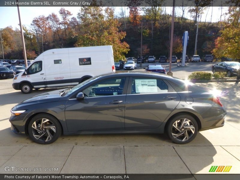 Ecotronic Gray / Gray 2024 Hyundai Elantra SEL
