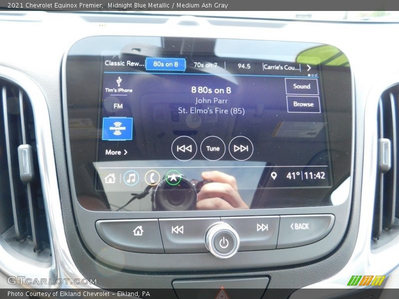 Midnight Blue Metallic / Medium Ash Gray 2021 Chevrolet Equinox Premier