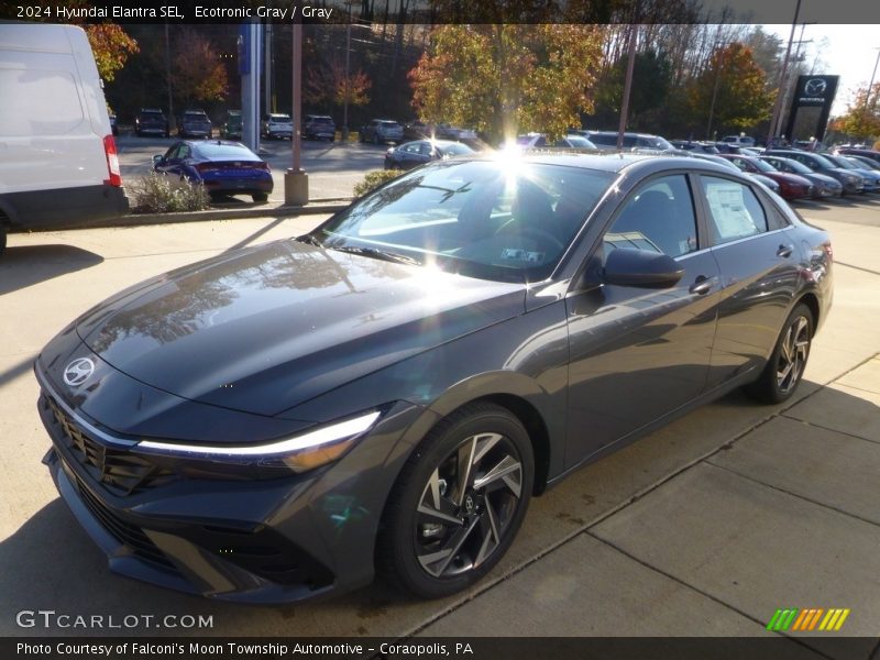 Ecotronic Gray / Gray 2024 Hyundai Elantra SEL