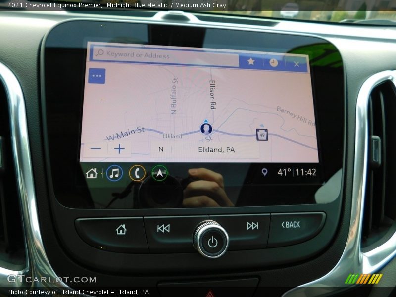 Midnight Blue Metallic / Medium Ash Gray 2021 Chevrolet Equinox Premier