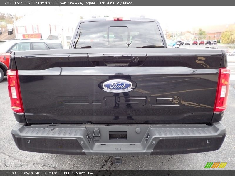 Agate Black Metallic / Black 2023 Ford F150 Sherrod XLT SuperCrew 4x4