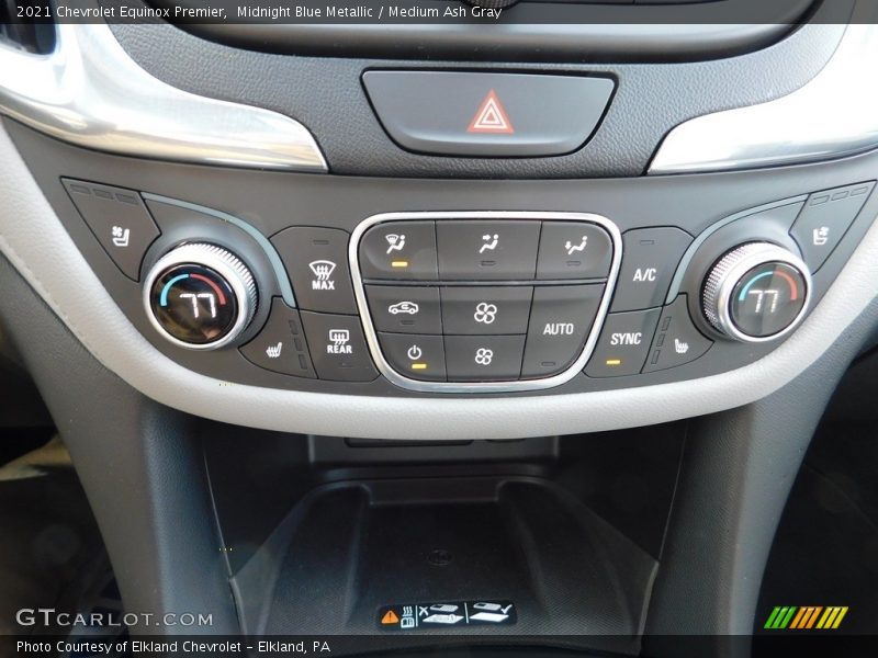 Midnight Blue Metallic / Medium Ash Gray 2021 Chevrolet Equinox Premier