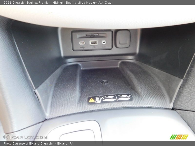 Midnight Blue Metallic / Medium Ash Gray 2021 Chevrolet Equinox Premier