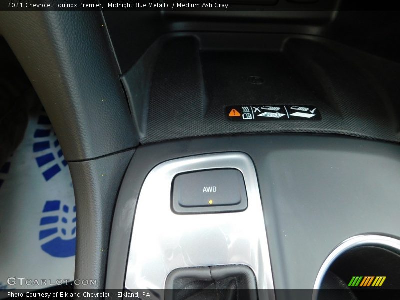 Midnight Blue Metallic / Medium Ash Gray 2021 Chevrolet Equinox Premier