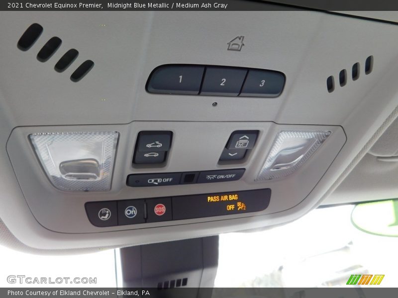 Midnight Blue Metallic / Medium Ash Gray 2021 Chevrolet Equinox Premier