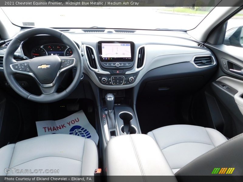 Midnight Blue Metallic / Medium Ash Gray 2021 Chevrolet Equinox Premier